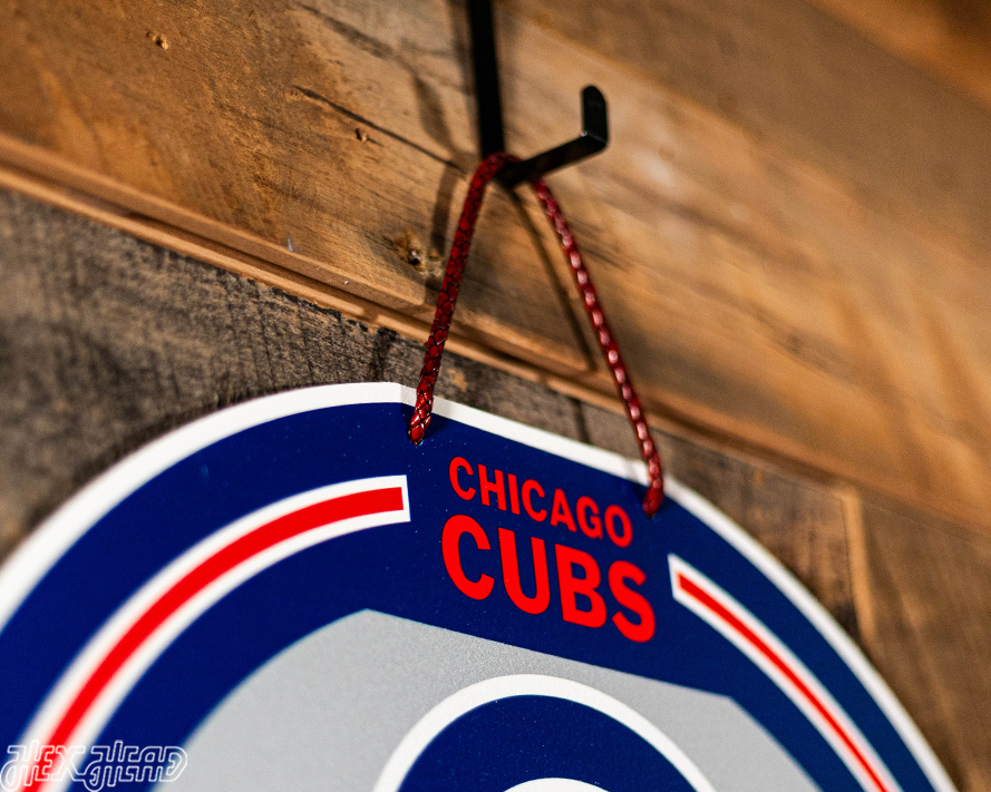 Chicago Cubs Personalized Monogram Metal Art