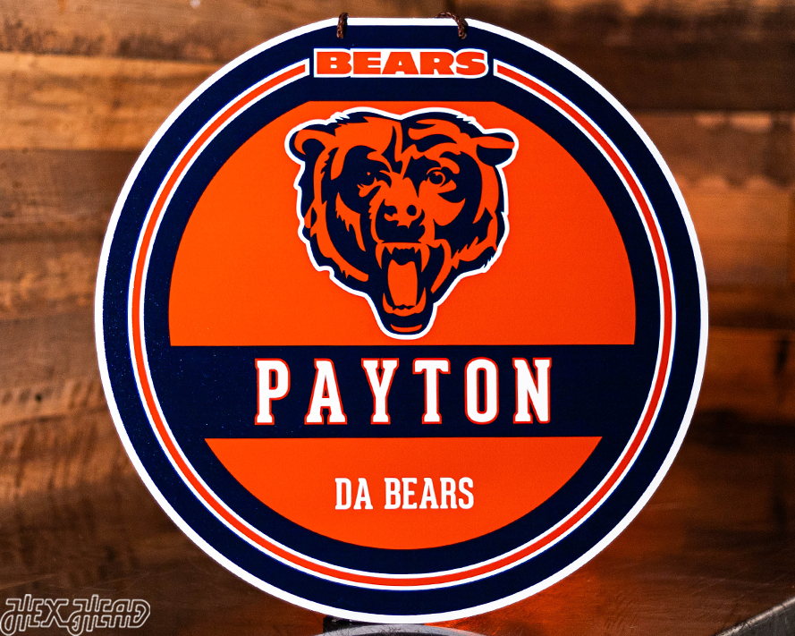 Chicago Bears Personalized Monogram Metal Art