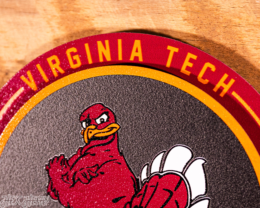 Virginia Tech Hokies "Double Play" On the Shelf or on the Wall Art