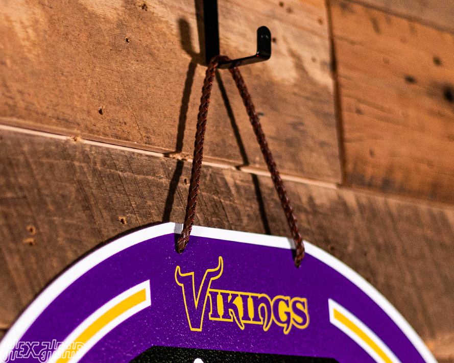 Minnesota Vikings Personalized Monogram Metal Art