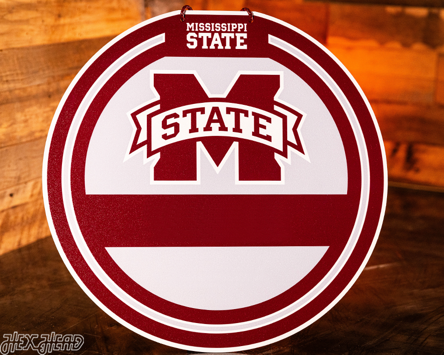 Mississippi State Bulldogs Personalized Monogram Metal Art