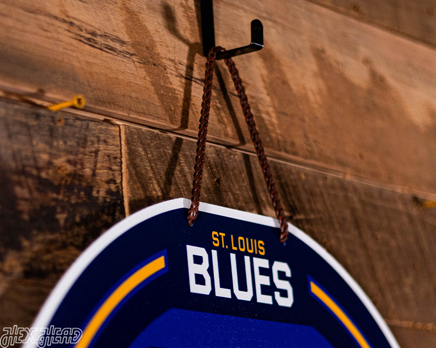 St. Louis Blues Personalized Monogram Metal Art