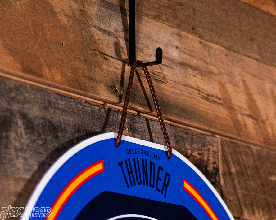 Oklahoma City Thunder Personalized Monogram Metal Art