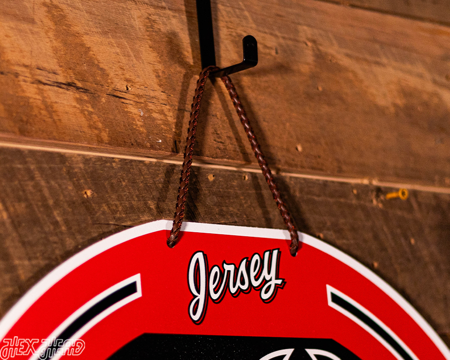 New Jersey Devils Personalized Monogram Metal Art