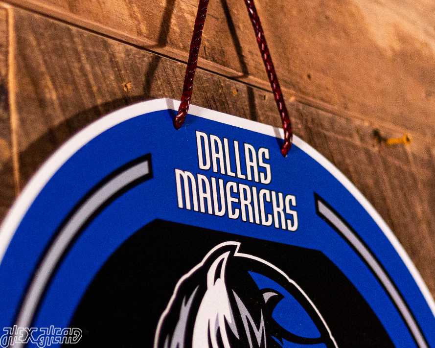 Dallas Mavericks Personalized Monogram Metal Art