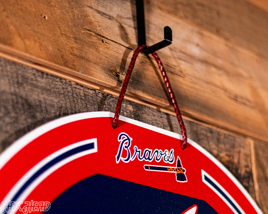 Atlanta Braves Personalized Monogram Metal Art