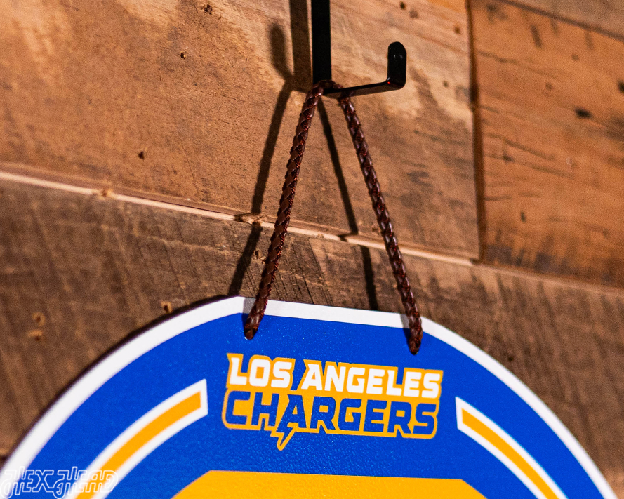 Los Angeles Chargers Personalized Monogram Metal Art