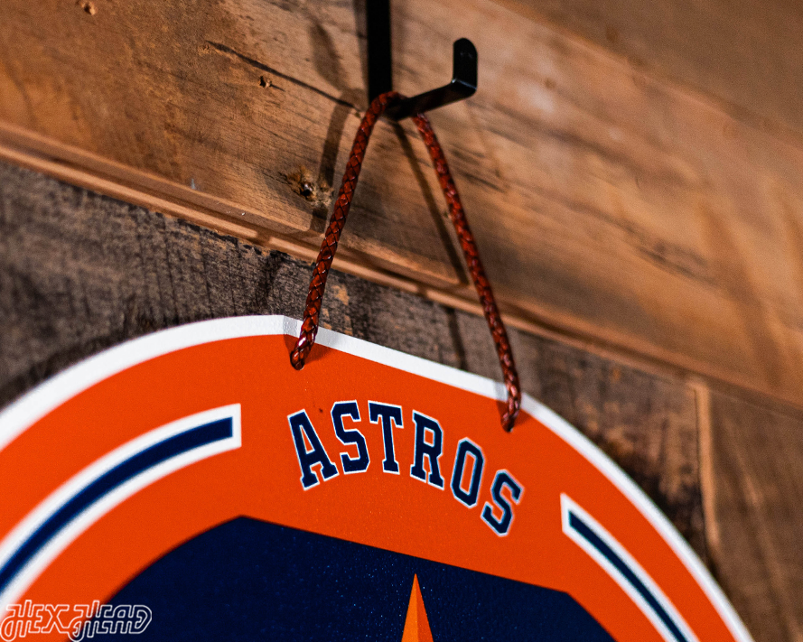 Houston Astros Personalized Monogram Metal Art