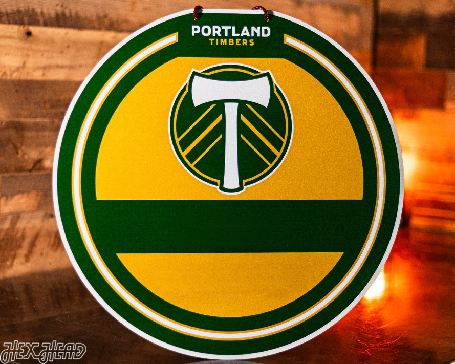 Portland Timbers Personalized Monogram Metal Art