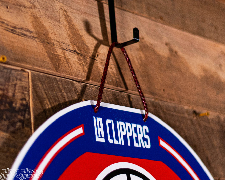 Los Angeles Clippers Personalized Monogram Metal Art