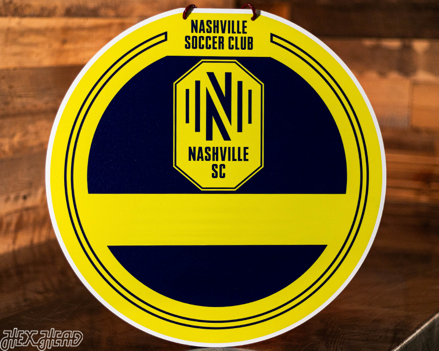 Nashville SC Personalized Monogram Metal Art