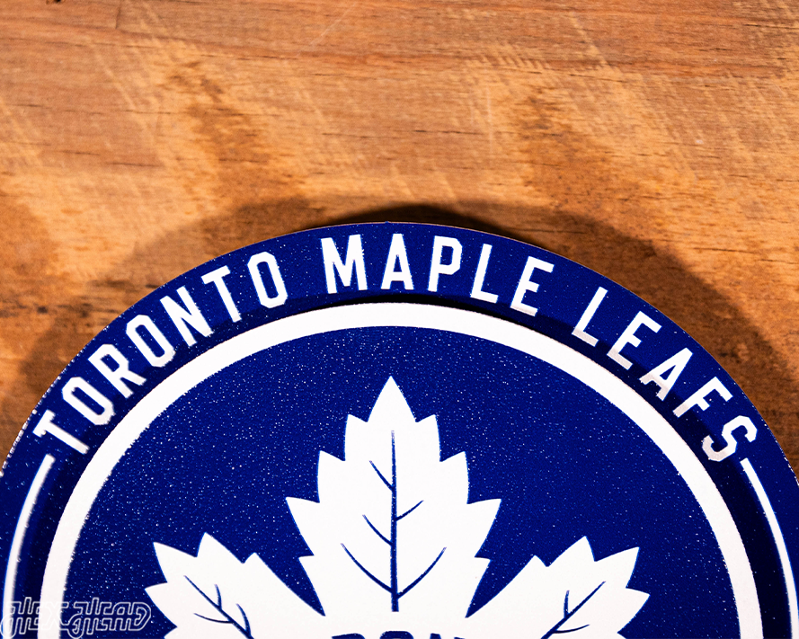 Toronto Maple Leafs "Double Play" On the Shelf or on the Wall Art