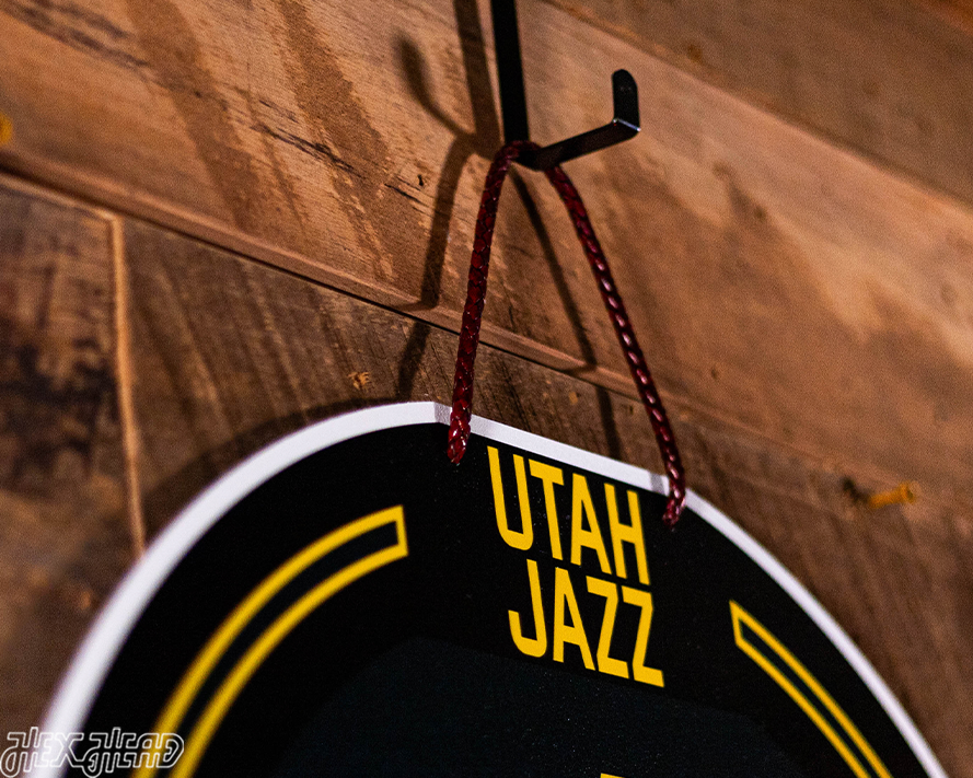 Utah Jazz Personalized Monogram Metal Art