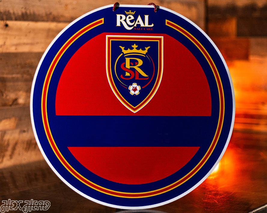 Real Salt Lake Personalized Monogram Metal Art