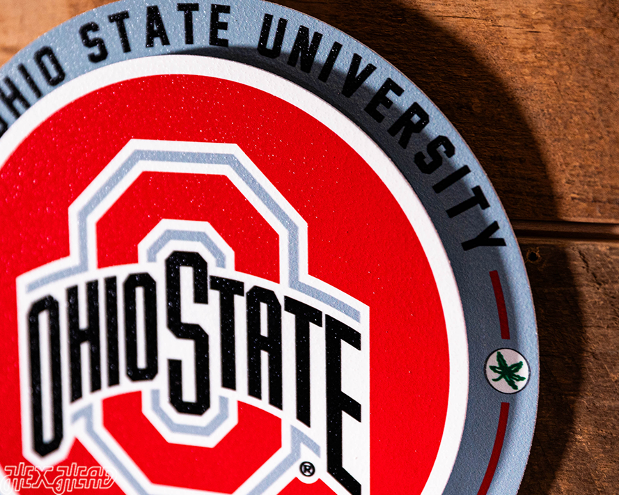 Ohio State Buckeyes "Double Play" On the Shelf or on the Wall Art