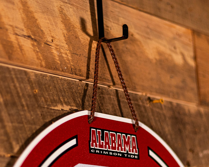 Alabama Crimson Tide Personalized Monogram Metal Art