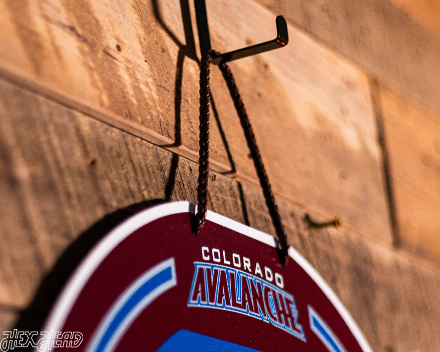 Colorado Avalanche Personalized Monogram Metal Art