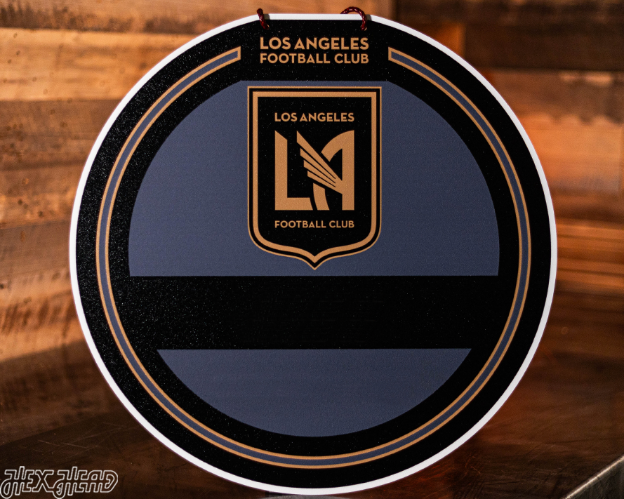 Los Angeles FC Personalized Monogram Metal Art