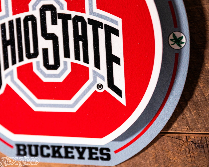 Ohio State Buckeyes "Double Play" On the Shelf or on the Wall Art