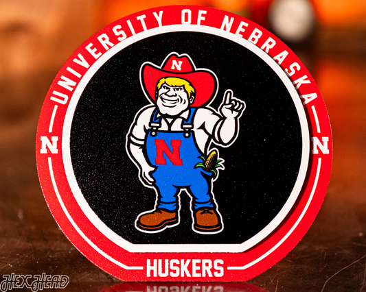 Nebraska Cornhuskers "Double Play" On the Shelf or on the Wall Art