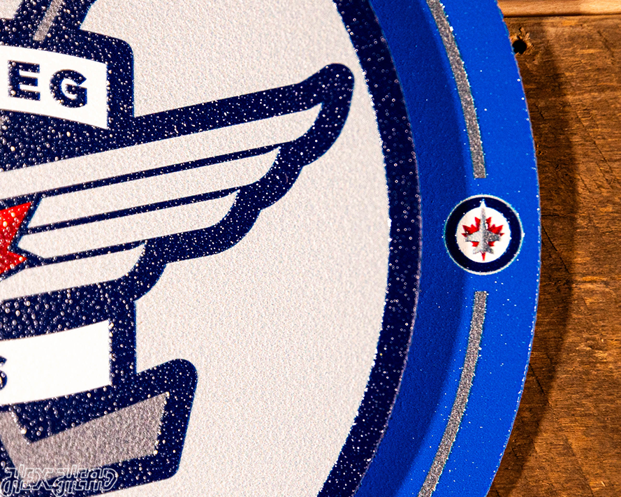 Winnipeg Jets "Double Play" On the Shelf or on the Wall Art