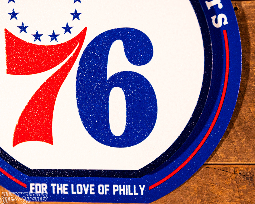 Philadelphia 76ers "Double Play" On the Shelf or on the Wall Art