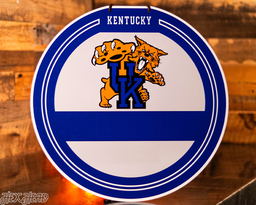 Kentucky Wildcats Personalized Monogram Metal Art