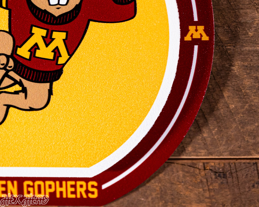 Minnesota Golden Gophers "Double Play" On the Shelf or on the Wall Art