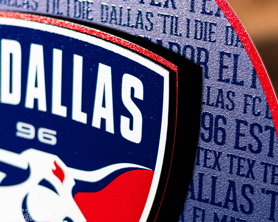 FC Dallas CRAFT SERIES 3D Embossed Metal Wall Art