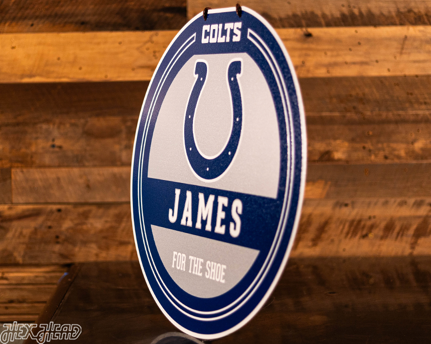 Indianapolis Colts Personalized Monogram Metal Art