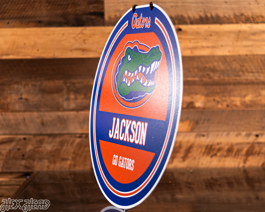 Florida Gators Personalized Monogram Metal Art