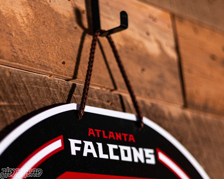 Atlanta Falcons Personalized Monogram Metal Art