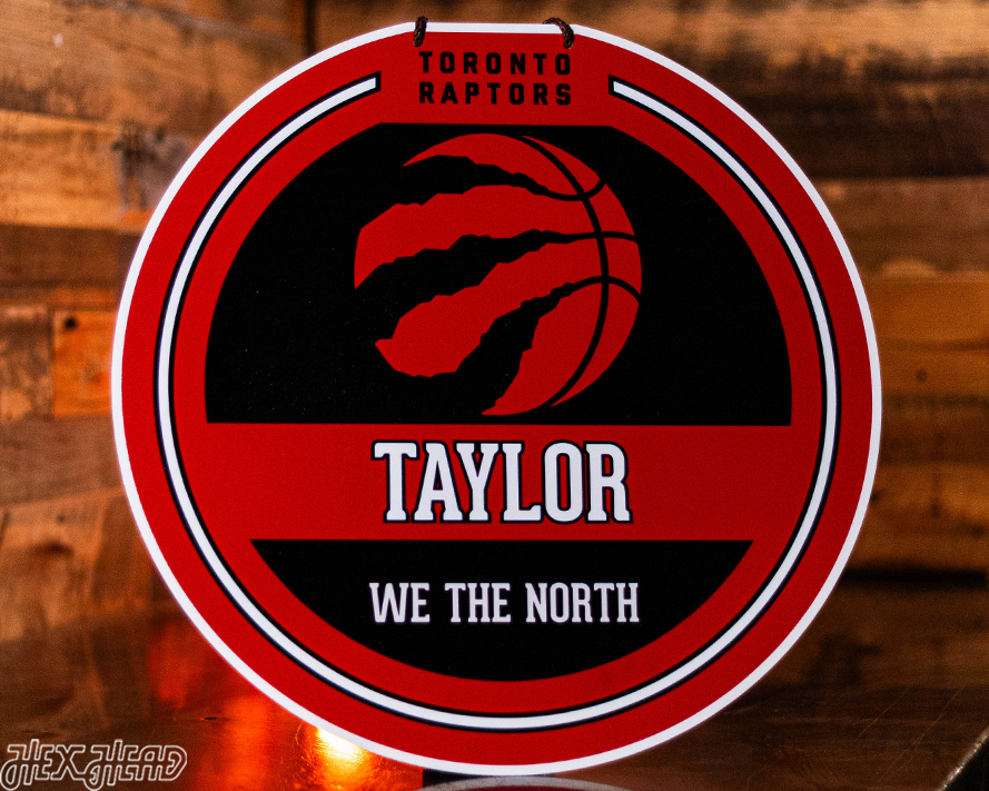 Toronto Raptors Personalized Monogram Metal Art