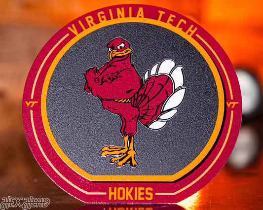 Virginia Tech Hokies "Double Play" On the Shelf or on the Wall Art