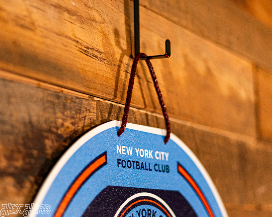 New York City FC Personalized Monogram Metal Art