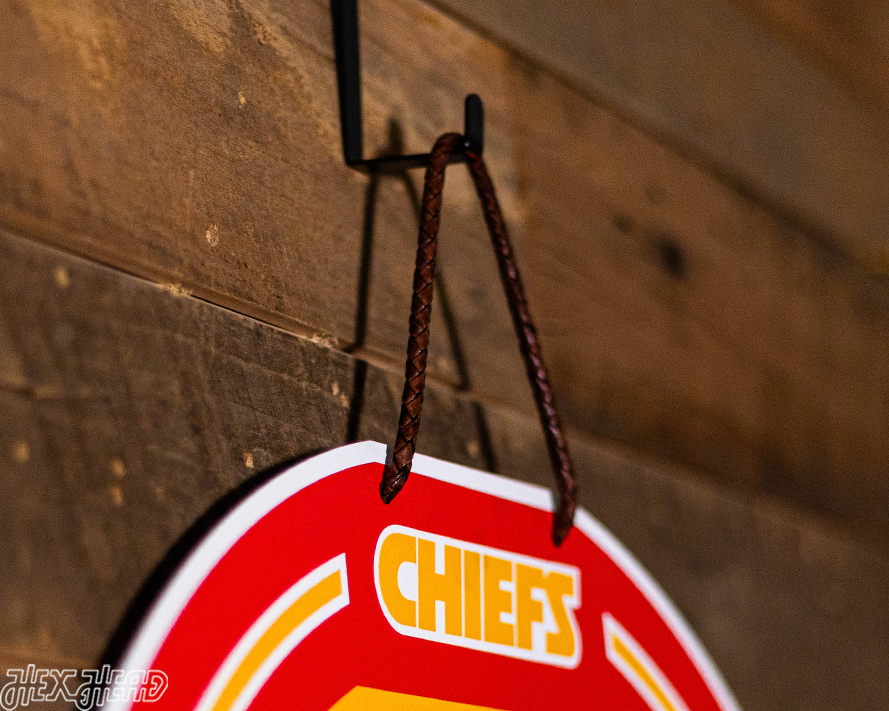 Kansas City Chiefs Personalized Monogram Metal Art