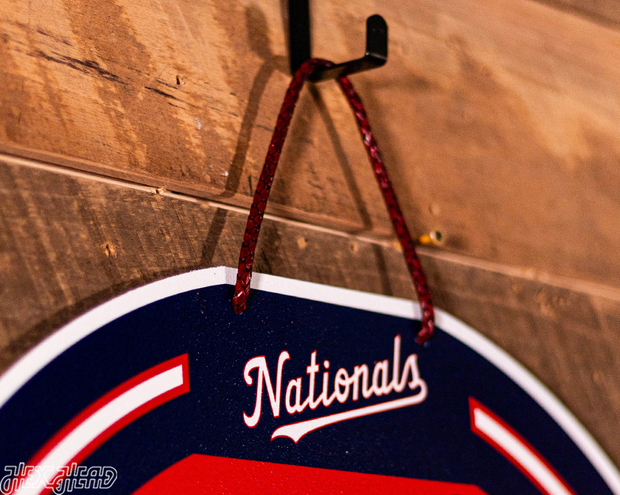 Washington Nationals Personalized Monogram Metal Art