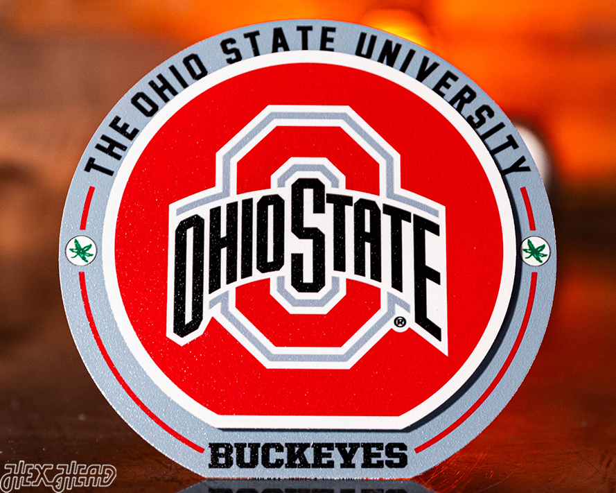 Ohio State Buckeyes "Double Play" On the Shelf or on the Wall Art