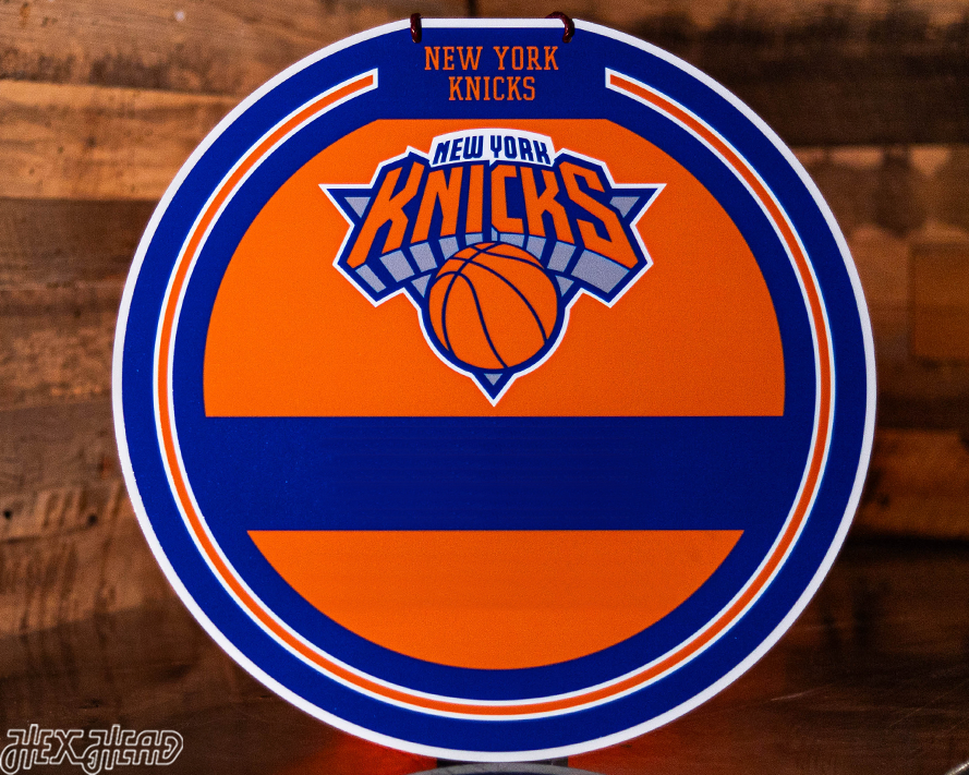 New York Knicks Personalized Monogram Metal Art