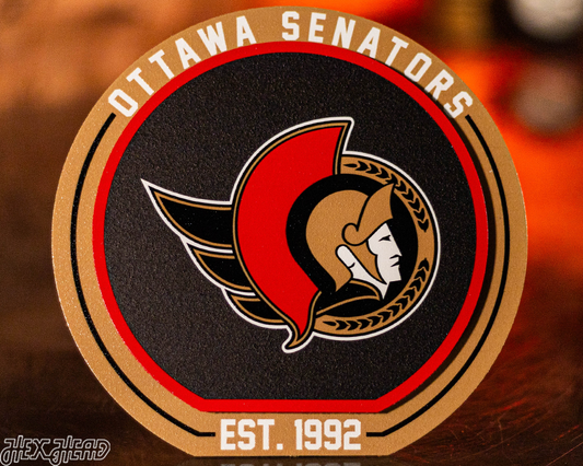 Ottawa Senators "Double Play" On the Shelf or on the Wall Art