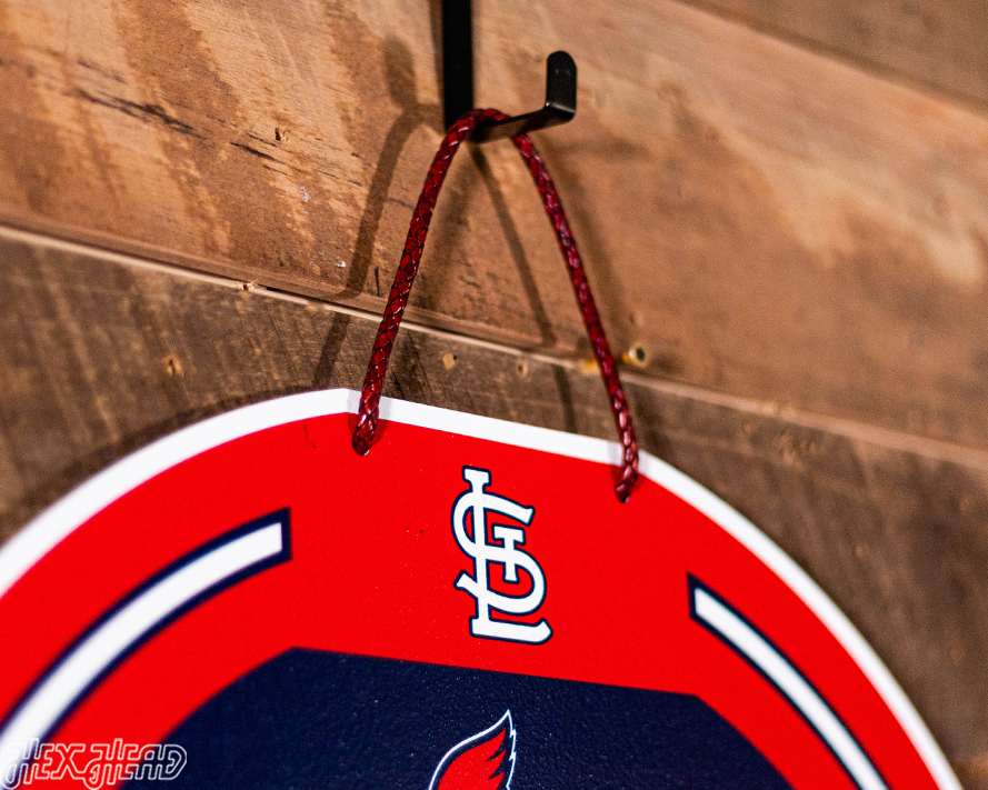 St. Louis Cardinals Personalized Monogram Metal Art