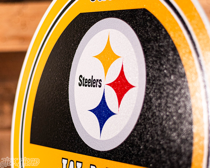 Pittsburgh Steelers Personalized Monogram Metal Art