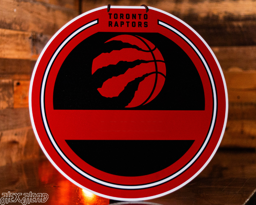 Toronto Raptors Personalized Monogram Metal Art