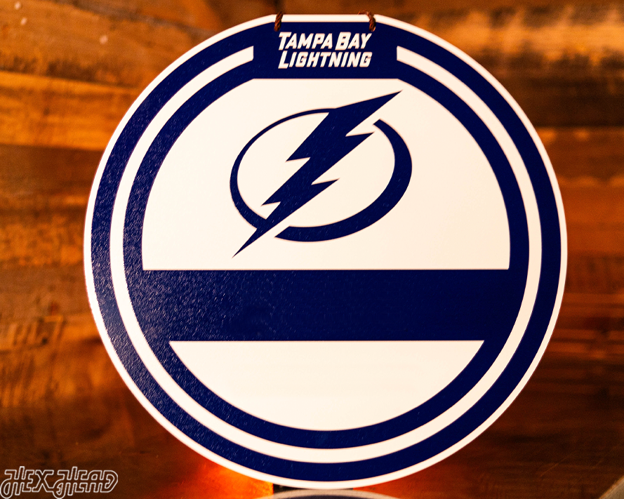 Tampa Bay Lightning Personalized Monogram Metal Art