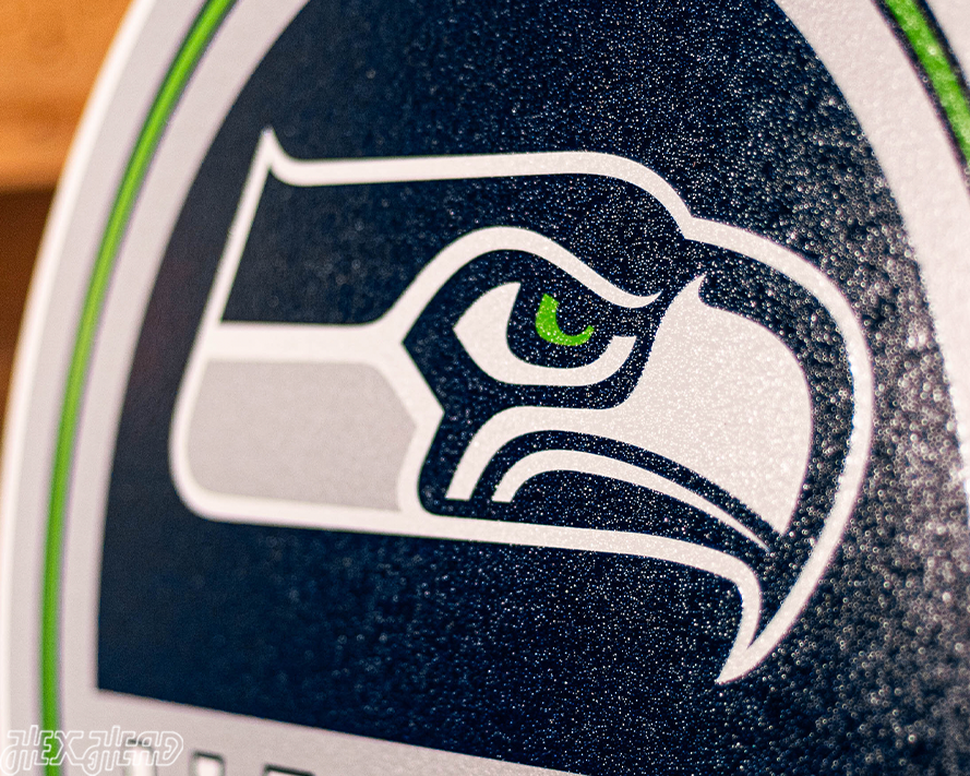 Seattle Seahawks Personalized Monogram Metal Art