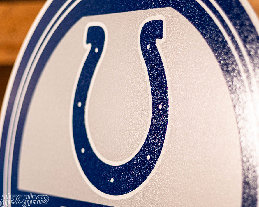 Indianapolis Colts Personalized Monogram Metal Art