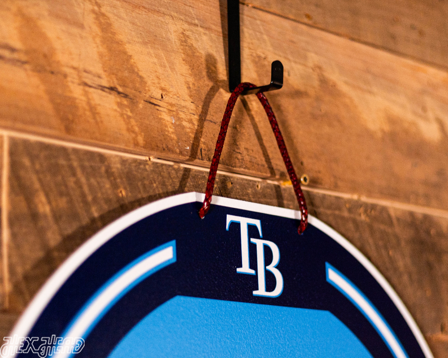 Tampa Bay Rays Personalized Monogram Metal Art