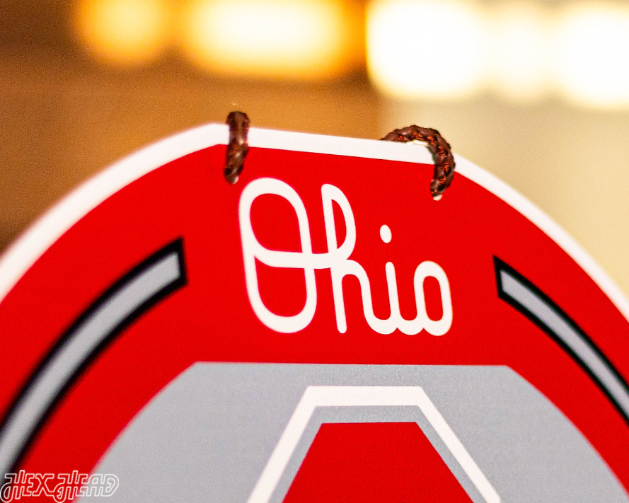 Ohio State Buckeyes Personalized Monogram Metal Art