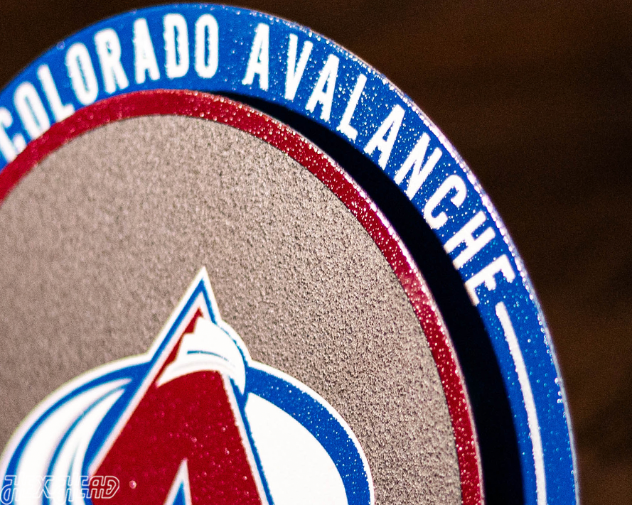 Colorado Avalanche "Double Play" On the Shelf or on the Wall Art