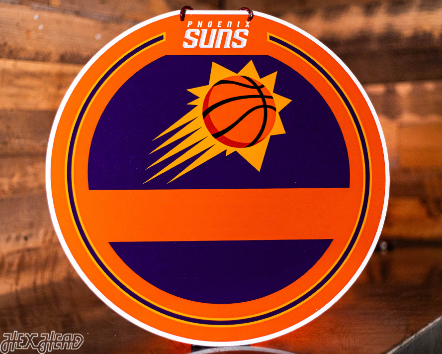 Phoenix Suns Personalized Monogram Metal Art